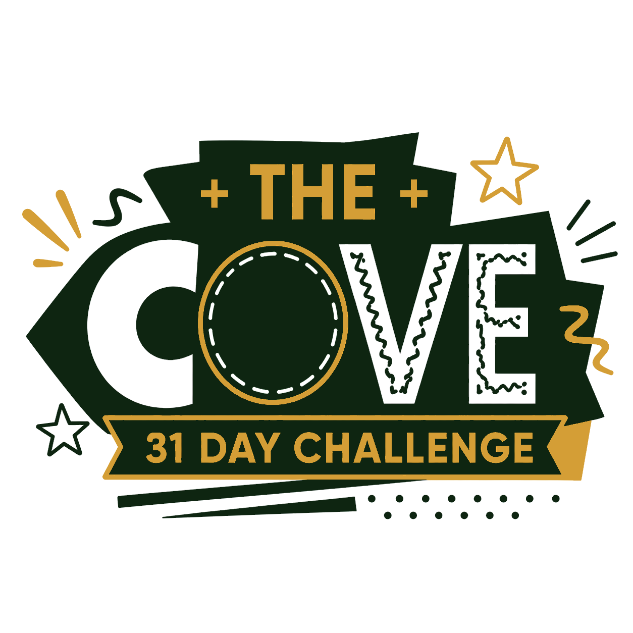 The Cove 31 Day Challenge logo