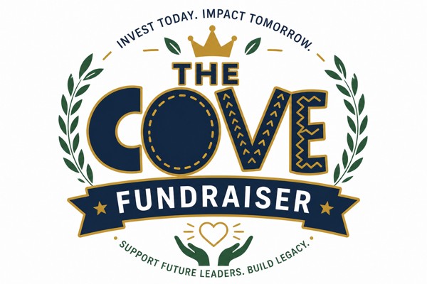 The Cove Fundraiser crest logo