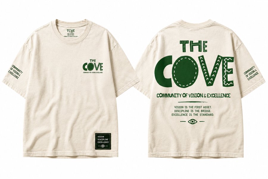 The Cove Community of Vision and Excellence t-shirt