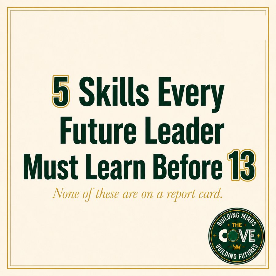 How to finish what they start. Execution builds confidence, discipline, and real momentum.