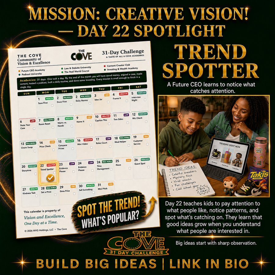 Day 22 Trend Spotter mission spotlight